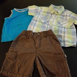 18-24m. 2 tshirt and 1 shorts
